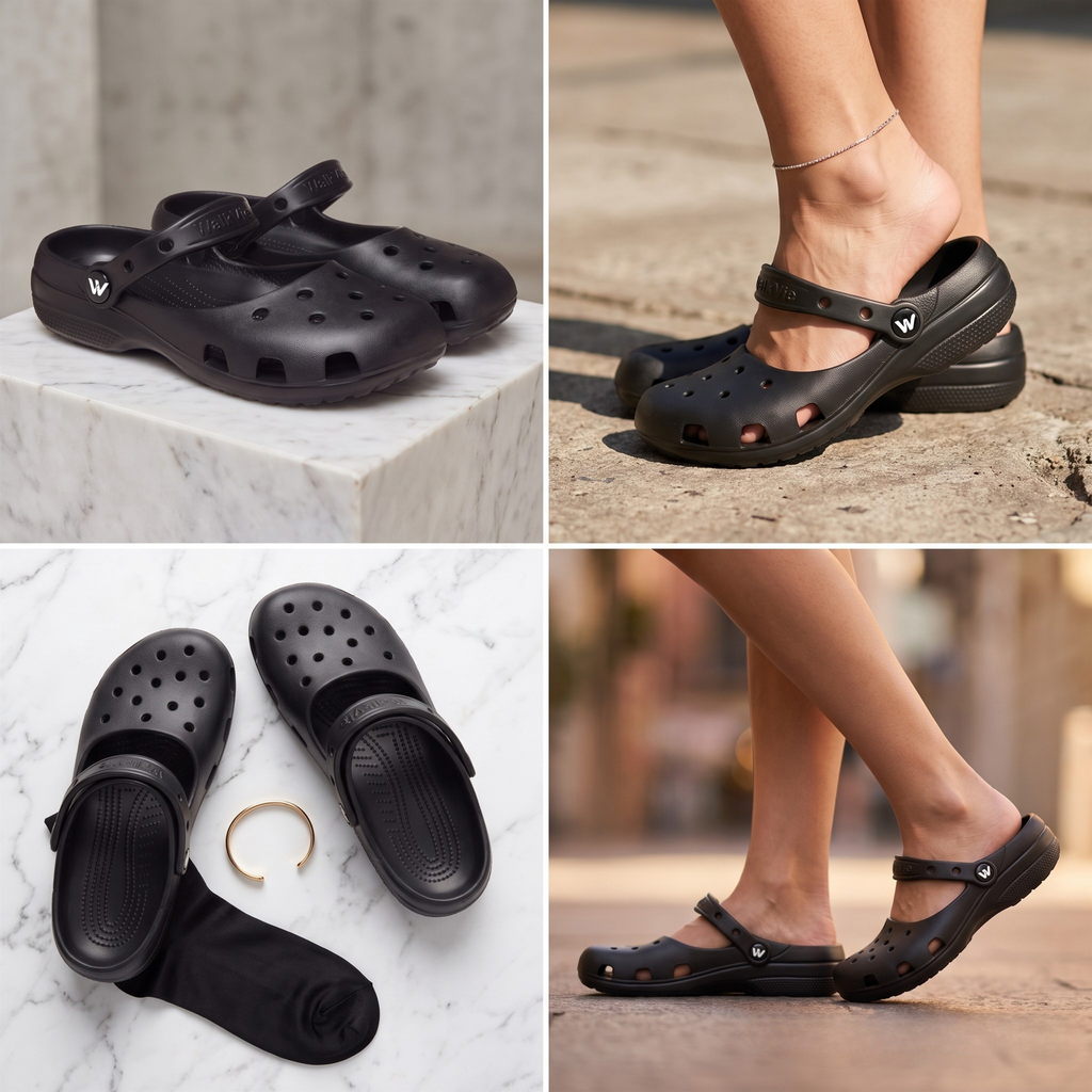 WalkVie Cloud Comfort Ballet Flats - Black