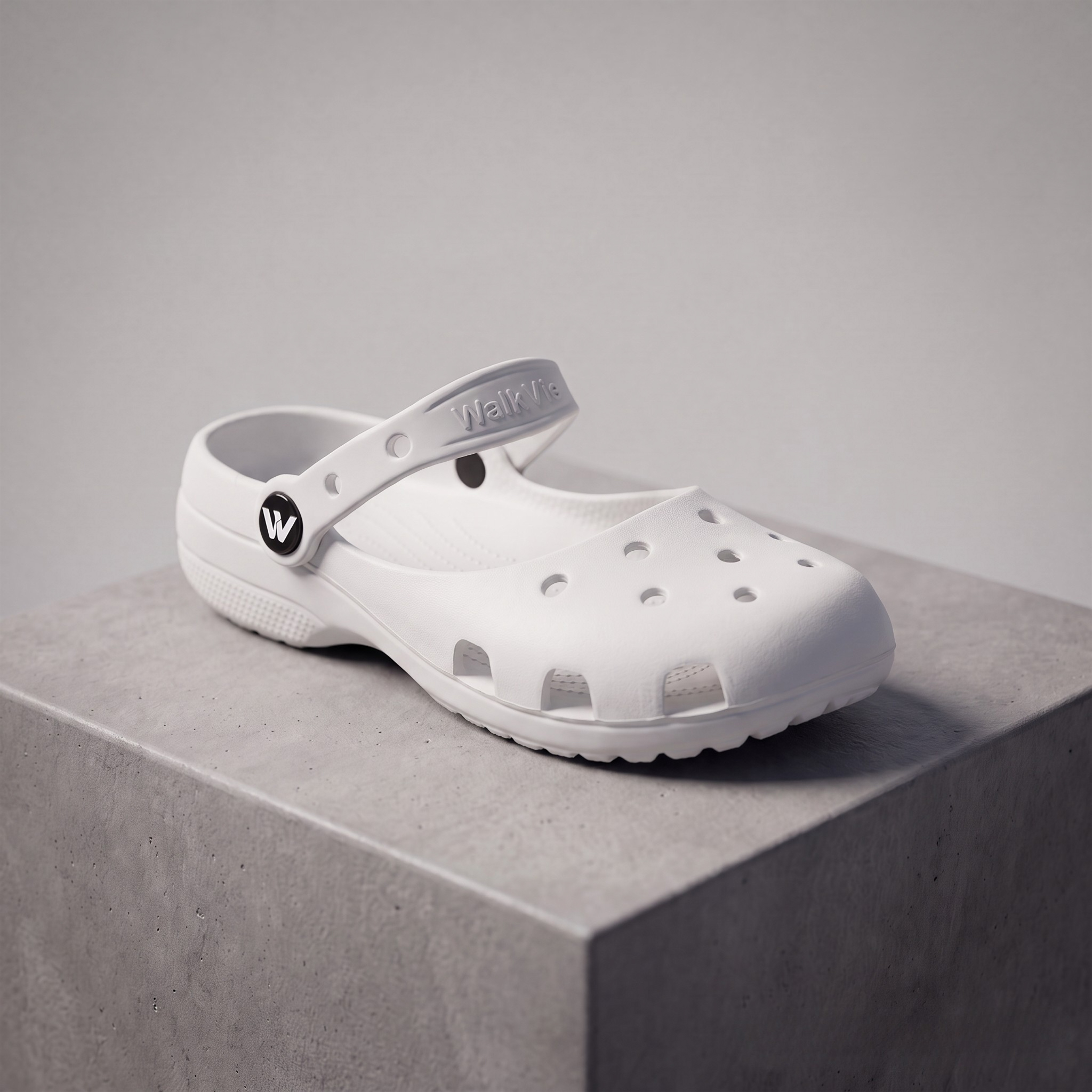 WalkVie Cloud Comfort Ballet Flats - White