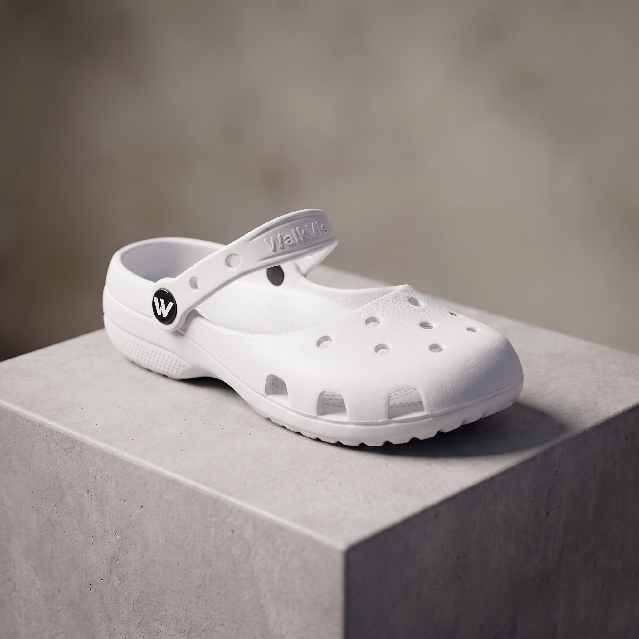 WalkVie Cloud Comfort Ballet Flats - White
